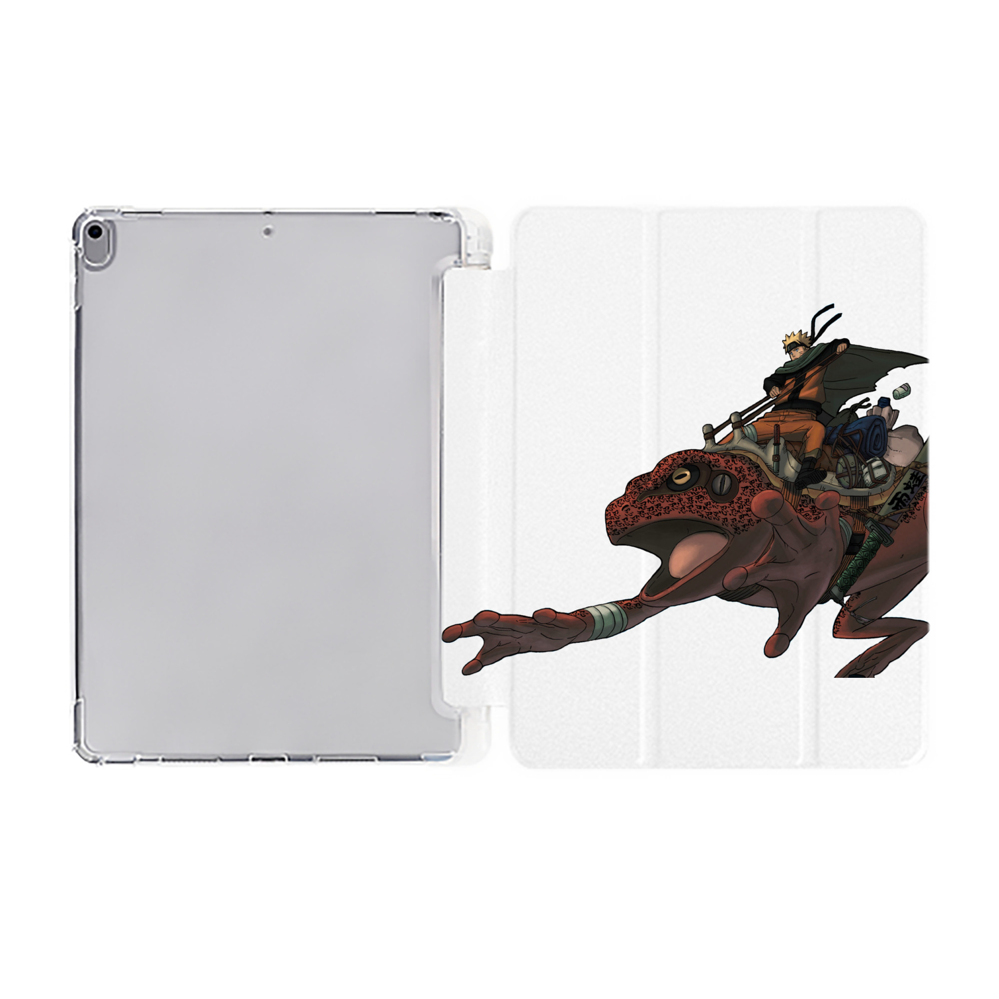 （画像用） NARUTO -ナルト- うずまき ナルト Uzumaki Naruto IPad ケース ペン収納付き 三つ折りスタンド PUレザー×シリコン 対応機種9.5/10.5/10.9インチ
